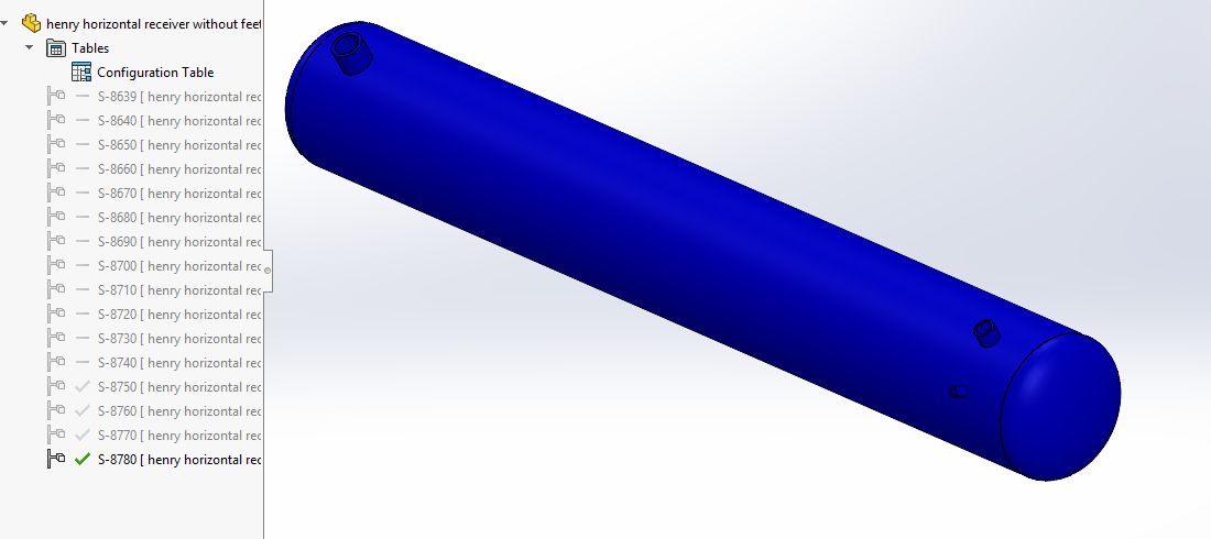 卧式冷凝器储罐